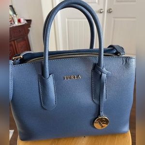 Furla blue medium